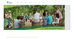 Desktop Screenshot of greenschoolyards.org